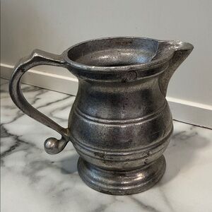 Vintage RWP Wilton Armetale Pewter Creamer Plough Tavern Collection